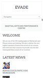 Mobile Screenshot of evademartialarts.com
